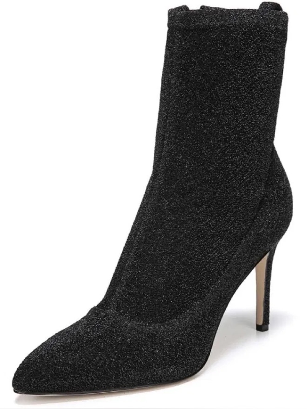 L'Intervalle Black sparkle Sock Booties - 38